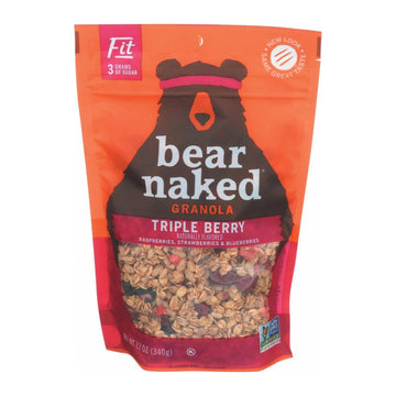 Bear Naked Granola - Triple Berry Fit - Case Of 6 - 12 Oz. - Maras Green