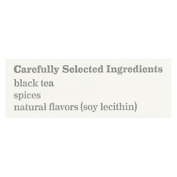 Bigelow Tea Black Tea - Spiced Chai - Case Of 6 - 20 Bag - Maras Green