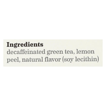 Bigelow Tea Decaffeinated Tea - Green Tea With Lemon - Case Of 6 - 20 Bag - Maras Green