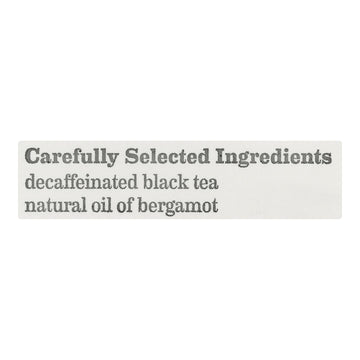 Bigelow Tea Earl Grey Decaffeinated Black Tea - Case Of 6 - 20 Bags - Maras Green