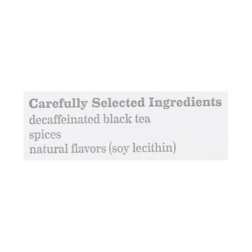 Bigelow Tea Tea - Decaf - Chai Spiced - Case Of 6 - 20 Bag - Maras Green