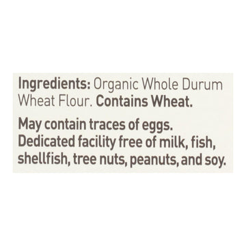 Bionaturae Pasta - Organic - 100 Percent Whole Wheat - Fusilli - 16 Oz - Case Of 12 - Maras Green