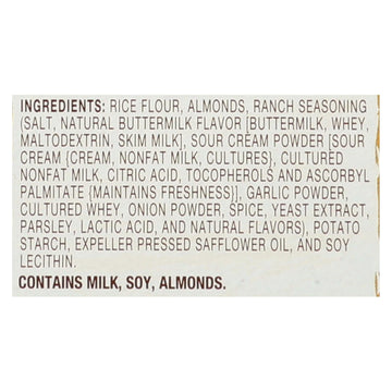 Blue Diamond - Nut Thins - Country Ranch - Case Of 12 - 4.25 Oz. - Maras Green