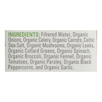 Bonafide Provisions - Broth Vegetable - Case Of 6 - 32 Oz - Maras Green