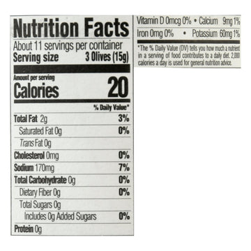 Bono - Olives Garlic Stuffed - Case Of 6 - 5.6 Oz - Maras Green