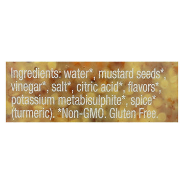 Bornier - Mustard - Whole Grain - Case Of 6 - 7.4 Oz. - Maras Green