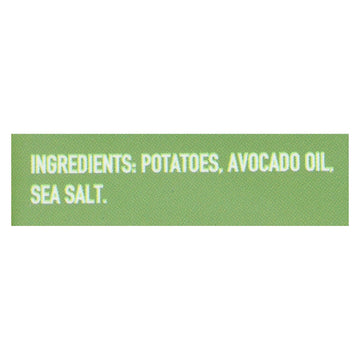 Boulder Canyon - Avocado Oil Canyon Cut Potato Chips - Sea Salt - Case Of 12 - 5.25 Oz. - Maras Green