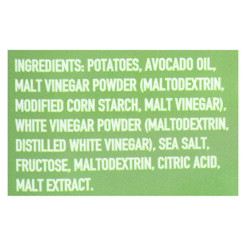 Boulder Canyon - Kettle Chips - Malt Vinegar And Sea Salt - Case Of 12 - 5.25 Oz. - Maras Green