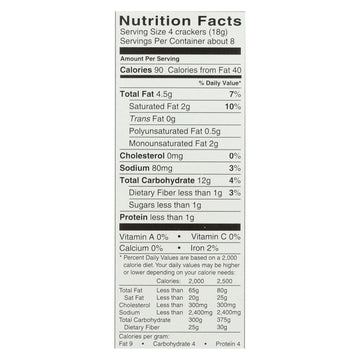 Breton/dare - Crackers - Original With Flax - Case Of 6 - 4.76 Oz. - Maras Green