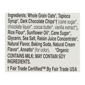 Cascadian Farm Granola Bar - Organic - Chewy - Chocolate Chip - 7.4 Oz - Case Of 12 - Maras Green