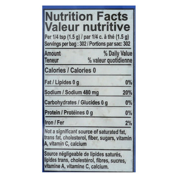 Celtic Sea Salt Reseal Bag - Light Grey - Case Of 6 Lbs - Maras Green