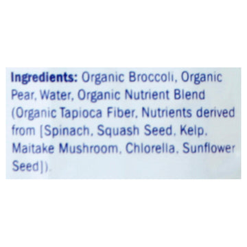 Cerebelly - Puree Broccoli Pear - Case Of 6 - 4 Oz - Maras Green