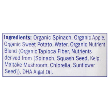 Cerebelly - Puree Spn Apple Sweet Pot - Case Of 6 - 4 Oz - Maras Green