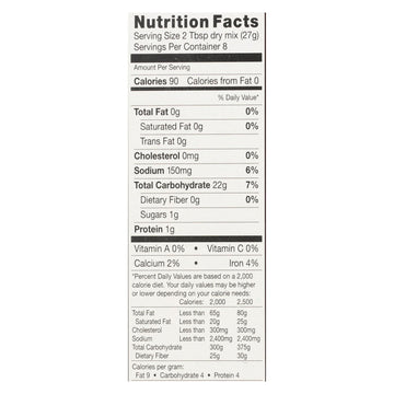 Chebe Bread Products - Bread Mix Original - Case Of 8 - 7.5 Oz - Maras Green