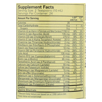 Childlife Multi Vitamin And Mineral Natural Orange Mango - 8 Fl Oz - Maras Green