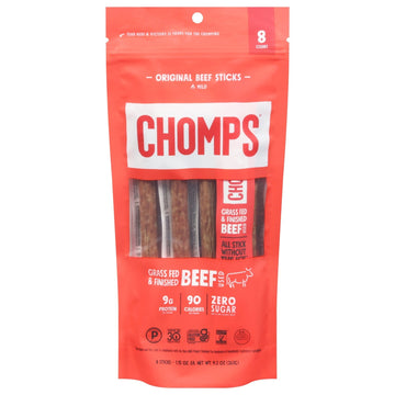 Chomps - Beef Sticks Original - Case Of 8 - 8/1.15 Z - Maras Green