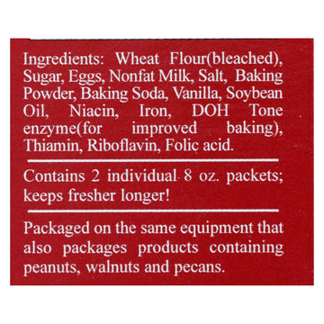 Classique Fare Belgian Waffle Mix - Case Of 6 - 16 Oz. - Maras Green