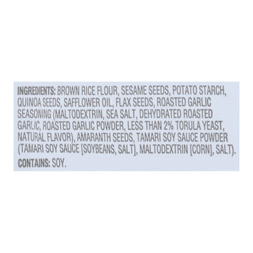 Crunchmaster - Multiseed Crckr Rst Garlc - Case Of 12 - 4 Oz - Maras Green