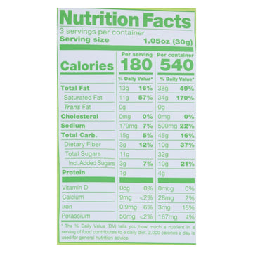 Dang - Toasted Coconut Chips - Original Recipe - Case Of 12 - 3.17 Oz. - Maras Green