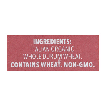 Delallo - Organic Whole Wheat Spaghetti Pasta - Case Of 16 - 1 Lb. - Maras Green