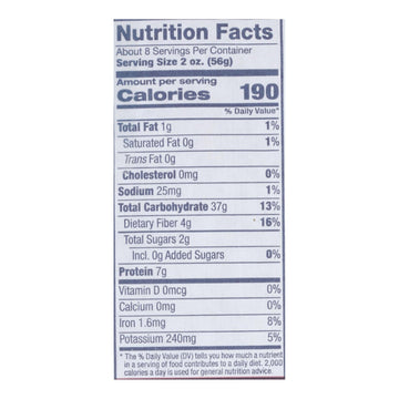 Delallo - Pasta Organic Elbows Whole Wheat 52 - Case Of 12 - 16 Ounces - Maras Green