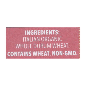 Delallo - Pasta Organic Elbows Whole Wheat 52 - Case Of 12 - 16 Ounces - Maras Green