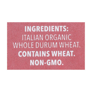 Delallo - Pasta Organic Orzo Whole Wheat Number 65 - Case Of 12 - 16 Ounces - Maras Green