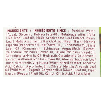 Desert Essence - Mouthwash - Natural Neem - Cinnamint - 16 Oz - Maras Green