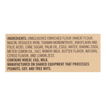 Deweys Bakery - Cookies Thins Meyer Lemon - Case Of 6 - 9 Oz - Maras Green