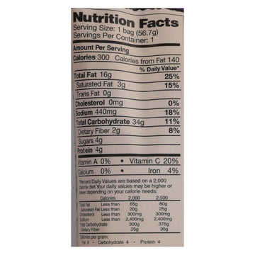 Dirty Chips - Potato Chips - Salt And Vinegar - Case Of 25 - 2 Oz. - Maras Green