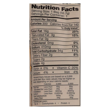 Dirty Chips - Potato Chips - Sour Cream And Onion - Case Of 25 - 2 Oz. - Maras Green