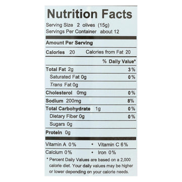 Divina - Green Olives Stuffed With Garlic - Case Of 6 - 7.8 Oz. - Maras Green