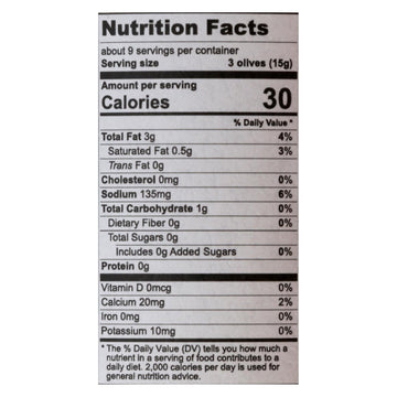 Divina - Olives Pitted Frescatrano - Case Of 6 - 4.9 Oz - Maras Green