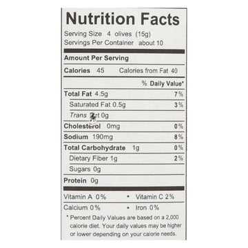 Divina - Organic Pitted Kalamata Olives - Case Of 6 - 6 Oz. - Maras Green