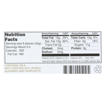 Divine Baking Bar - 70 Percent Bittersweet Chocolate - 5.3 Oz Bar - Case Of 12 - Maras Green