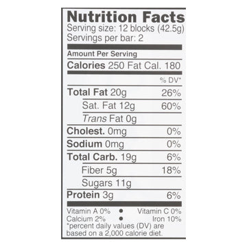 Divine - Bar Chocolate Dark 70% Cocoa - Case Of 12 - 3 Oz - Maras Green