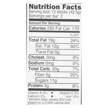 Divine - Bar Dark Chocolate W/raspberry - Case Of 12 - 3 Oz - Maras Green