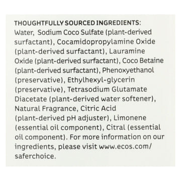 Earth Friendly Dish Mate Liquid Dish Soap - Bamboo Lemon - Case Of 6 - 25 Fl Oz. - Maras Green