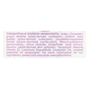 Earth Friendly Hand Soap - Lavender - Case Of 6 - 17 Fl Oz. - Maras Green