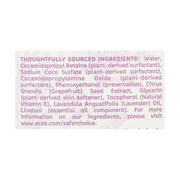 Earth Friendly Hand Soap Refill - Lavender - Case Of 6 - 32 Fl Oz. - Maras Green