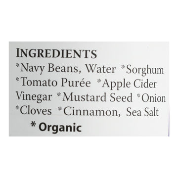 Eden Foods Baked Beans With Sorghum And Mustard Organic - Case Of 12 - 15 Oz. - Maras Green