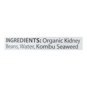 Eden Foods Organic Kidney Beans - Case Of 12 - 15 Oz. - Maras Green