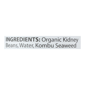 Eden Foods Organic Kidney Beans - Case Of 12 - 15 Oz. - Maras Green
