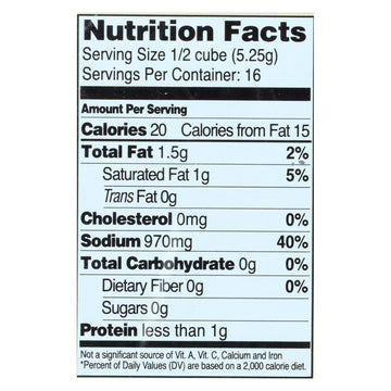 Edwards And Sons Natural Bouillon Cubes - Garden Veggie - 2.9 Oz - Case Of 12 - Maras Green