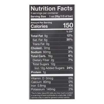 Endangered Species Chocolate Bar - Dark Chocolate - Caramel - Sea Salt - 3 Oz - Case Of 12 - Maras Green