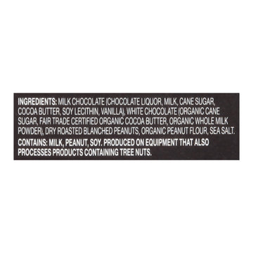 Endangered Species Chocolate - Chocolate Bar Milk Peanut Butter Fdg Carbu - Case Of 12 - 3 Oz - Maras Green