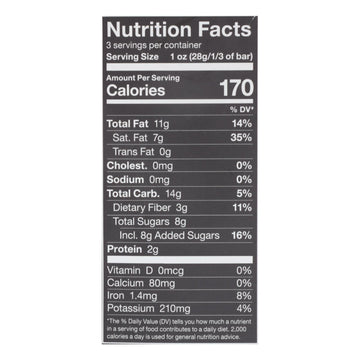 Endangered Species Natural Chocolate Bars - Dark Chocolate - 72 Percent Cocoa - Cacao Nibs - 3 Oz Bars - Case Of 12 - Maras Green