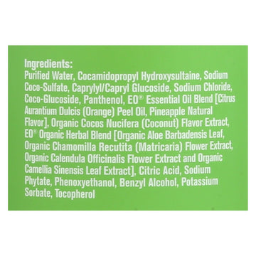 Eo Products - Everyone Soap For Kids - Tropical Coconut Twist - 32 Oz - Maras Green