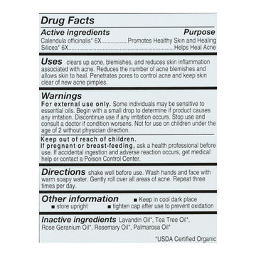 Forces Of Nature Acne/pimple Rollerball Applicator - 1 Each - 4 Ml - Maras Green