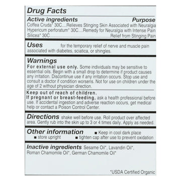 Forces Of Nature Nerve Pain Management Rollerball Activator Topical Medicine - 1 Each - 4 Ml - Maras Green